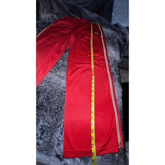 Fila x Pierre Cardin Urban Outfitters Red Track Pants in Size Large,unisex - Picture 4 of 14